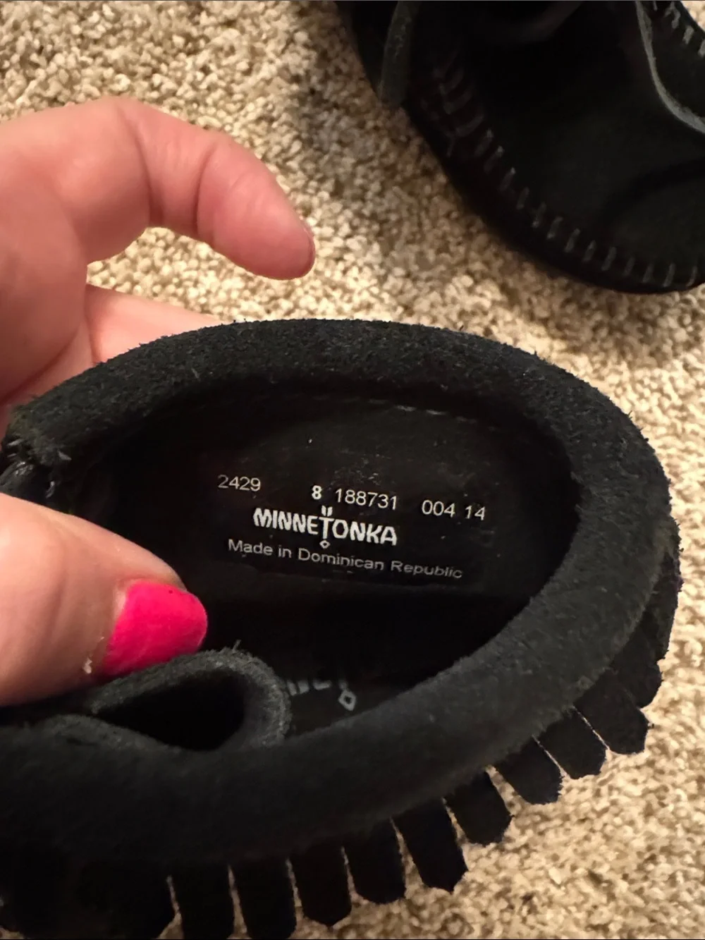 Minnetonka classic black